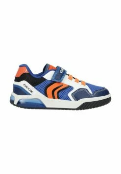Geox Baskets Basses - Blue Orange White -Pas Cher Geox Boutique 805f32c6b2be4cacae3336fa3878b659