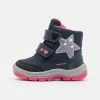 Geox FLANFIL GIRL ABX - Bottes De Neige - Navy/fuchsia