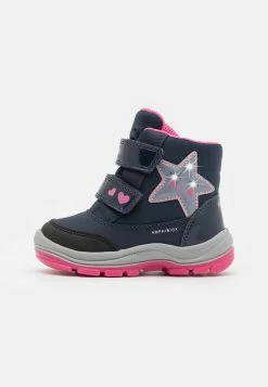 Geox FLANFIL GIRL ABX - Bottes De Neige - Navy/fuchsia
