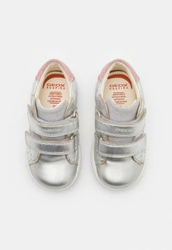 Geox BIGLIA GIRL - Baskets Basses - Silver/fuchsia -Pas Cher Geox Boutique 825d5b65087f401a8827e09c618da841