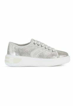 Geox OTTAYA - Baskets Basses - Silver/off Wht -Pas Cher Geox Boutique 8267dd7513ec473f9db5a4662389d1e4