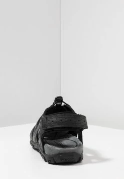 Geox UOMO STRADA - Sandales De Randonnée - Black -Pas Cher Geox Boutique 82ec7bf0140d4c3b9db50a5b007f9ef3