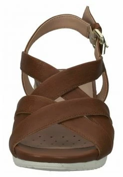 Geox Sandales Compensées - Cognac -Pas Cher Geox Boutique 839184c4b8624099aeb314a1151cd1ed