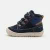 Geox OMAR BOY WPF - Bottes De Neige - Navy/red