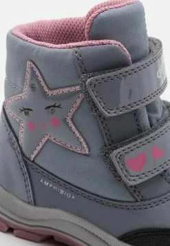 Geox FLANFIL GIRL ABX - Bottes De Neige - Grey/pink -Pas Cher Geox Boutique 870db18de10740cda7c6e62f54059433