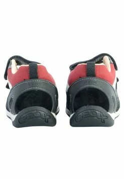 Geox EACH - Baskets Basses - Noir/rouge -Pas Cher Geox Boutique 87fa4eb6a4604bf78feacafccce54c50