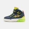 Geox GRAYJAY BOY - Baskets Montantes - Navy/lime