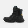 Geox NEVEGAL BOY ABX - Bottes De Neige - Black/dark Yellow