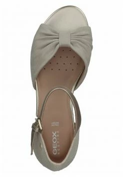 Geox Sandales Compensées - Light Grey -Pas Cher Geox Boutique 8a39598be6c747dc96e33db137128a4f