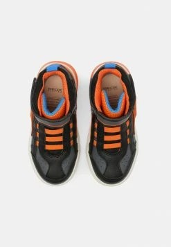 Geox GRAYJAY BOY - Baskets Montantes - Black/orange -Pas Cher Geox Boutique 8b8fbd63c8c74464957d4bbbb42b8d37