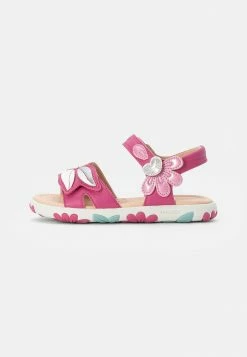 Geox SANDAL HAITI GIRL - Sandales - Fuchsia/dark Pink