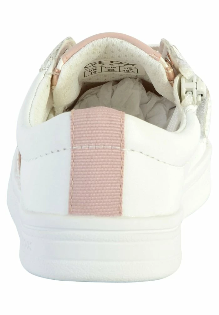 Geox BASKET - Baskets Basses - Rose Blanche 2 Geox BASKET - Baskets Basses - Rose Blanche – Image 2