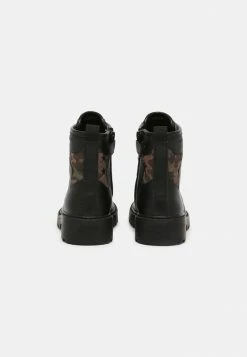 Geox CASEY GIRL - Bottines à Lacets - Black/military -Pas Cher Geox Boutique 8e7460fe3c3e4416b3dd1b8375b119bc