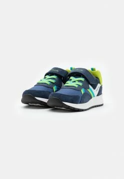 Geox BRIEZEE BOY - Baskets Basses - Navy/lime -Pas Cher Geox Boutique 8f594e8b402f429a80e5061563424dad
