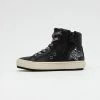 Geox KALISPERA GIRL - Baskets Montantes - Black/dark Silver