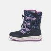 Geox ROBY GIRL - Bottes De Neige - Navy/lilac