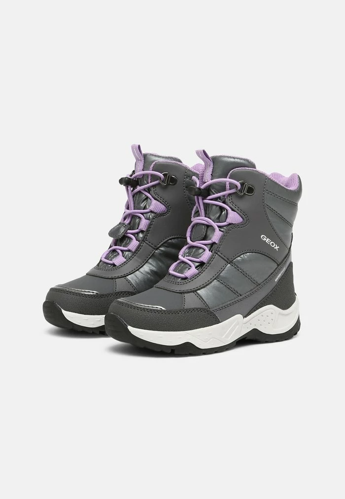 Geox SENTIERO GIRL - Bottes De Neige - Dark Grey/violet 2 Geox SENTIERO GIRL - Bottes De Neige - Dark Grey/violet – Image 2