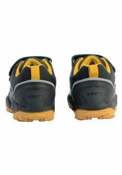 GEOX N. - Baskets Basses - Noir/jaune Foncé -Pas Cher Geox Boutique 9ec4f27fb2344cba83e33585cb296dcf