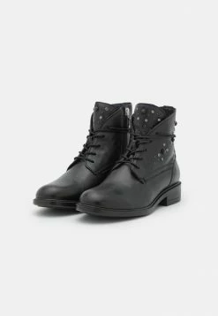 Geox CATRIA - Bottines à Lacets - Black -Pas Cher Geox Boutique 9ee5e5cca0a54a4ca3fb46a66efb4467