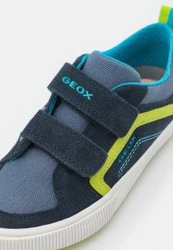 Geox ALONISSO - Baskets Basses - Navy/lime -Pas Cher Geox Boutique a0944d3a3d5b446c8ff352e30519be92