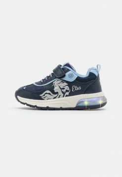 Geox DISNEY FROZEN ELSA SPACECLUB GIRL - Baskets Basses - Navy/sky