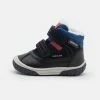 Geox OMAR BOY WPF - Bottes De Neige - Navy/dark Red