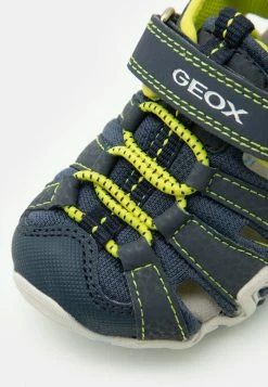 Geox KRAZE - Sandales De Randonnée - Navy/lime -Pas Cher Geox Boutique a2ea95ed84504f53b42ae83c402612e0