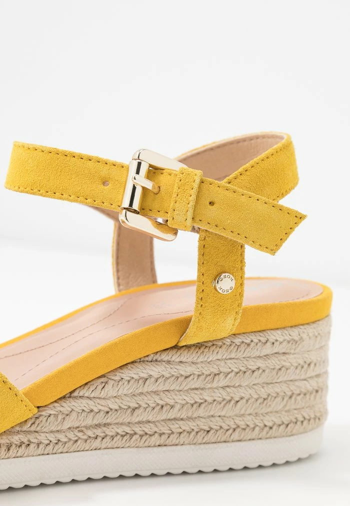 Geox ISCHIA CORDA - Sandales Compensées - Light Yellow 3 Geox ISCHIA CORDA - Sandales Compensées - Light Yellow – Image 3