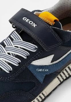 Geox ALBEN BOY - Baskets Basses - Navy/yellow -Pas Cher Geox Boutique a4199581a95a4ed0b0bd09d6a57578b0