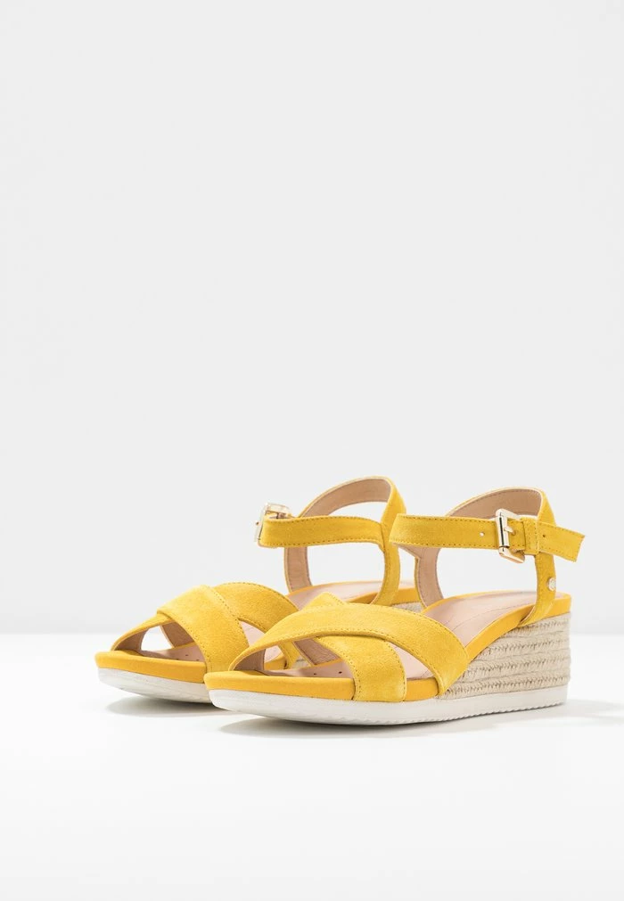 Geox ISCHIA CORDA - Sandales Compensées - Light Yellow 5 Geox ISCHIA CORDA - Sandales Compensées - Light Yellow – Image 5