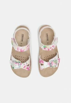 Geox COSTAREI - Sandales - White/pink -Pas Cher Geox Boutique a70fe59e2f7f4b76a448d8c68e25b021