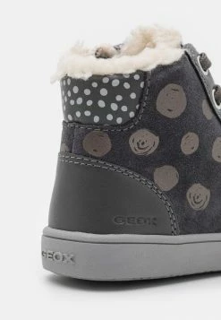 Geox KATHE GIRL - Baskets Montantes - Dark Grey -Pas Cher Geox Boutique a9c79922393b417fa31feb28de592f3b