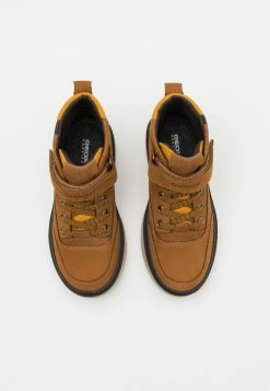 Geox RIDDOCK BOY WPF - Bottines à Lacets - Dark Yellow/brown -Pas Cher Geox Boutique ac1d1769730f4568aaefca1574db8a4e