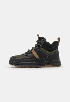 Geox ASTUTO BOY - Bottines à Lacets - Military/black