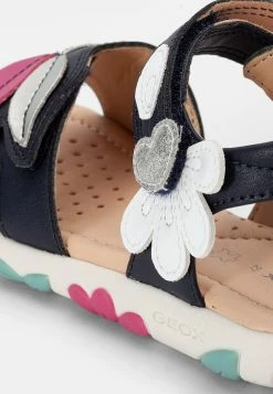 Geox SANDAL HAITI GIRL - Sandales - Navy/white -Pas Cher Geox Boutique ae45ed85c1474981b5704e5fbd608784