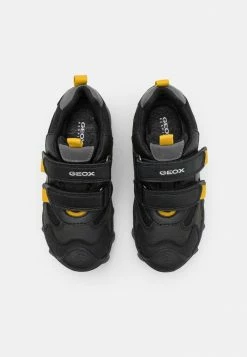 Geox BULLER BOY ABX - Chaussures à Scratch - Black/dark Yellow -Pas Cher Geox Boutique b2d0cf778da249538a6eaa8d00c48c66