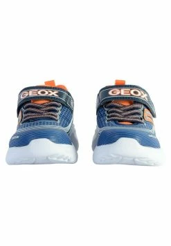 Geox ASSISTER - Baskets Basses - Marine/orange -Pas Cher Geox Boutique b676535570634d2fa758c1e286991daf