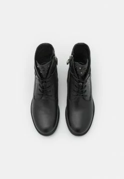 Geox CATRIA - Bottines à Lacets - Black -Pas Cher Geox Boutique b78844fbf02d4697a240ac21ff1486de