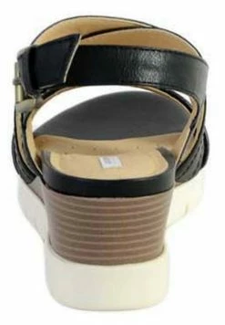GEOX MARYKARMEN - Sandales Compensées - Black -Pas Cher Geox Boutique b92fa02dfe354e4d873d302d05ad3982
