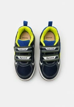 Geox INEK BOY - Baskets Basses - Navy/lime -Pas Cher Geox Boutique b93e7b6b6f684d30bfb9d7a3386e72b7