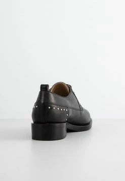 Geox D BROGUE S - Derbies - Schwarz -Pas Cher Geox Boutique bba8ae02593c42f2a90200f302717245