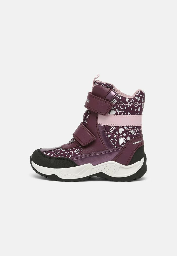 Geox SENTIERO GIRL - Bottes De Neige - Prune/dark Rose 1 Geox SENTIERO GIRL - Bottes De Neige - Prune/dark Rose