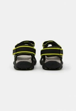 Geox JR STRADA - Sandales De Randonnée - Black/fluo Yellow -Pas Cher Geox Boutique bcce0686d9b74b2cb95af457e8b4d6ad