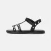 Geox SANDAL KARLY - Sandales - Black