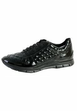 Geox BASKET - Chaussures à Lacets - Black