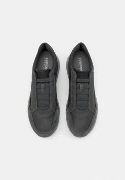 Geox DAMIANO - Baskets Basses - Anthracite -Pas Cher Geox Boutique c02471299fc2424db9ffc50b258b469e