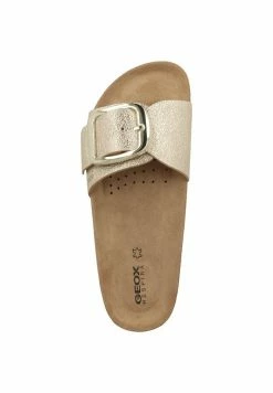 Geox BRIONIA HIGH - Mules - Light Gold -Pas Cher Geox Boutique c039e29799254d7fb9d42a39f8cb7ae4
