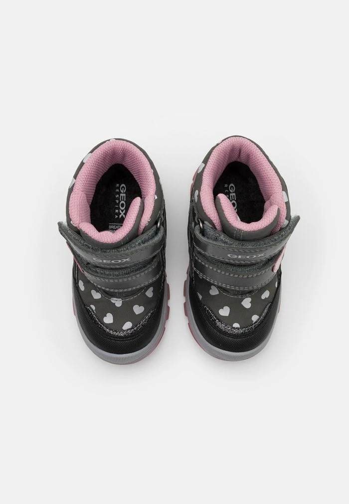 Geox FLANFIL GIRL WPF - Bottes De Neige - Dark Grey/pink 4 Geox FLANFIL GIRL WPF - Bottes De Neige - Dark Grey/pink – Image 4