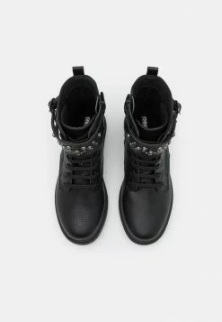 Geox ECLAIR GIRL - Bottines à Lacets - Black -Pas Cher Geox Boutique c359b2ff61a34cc9bb037936d299dff1