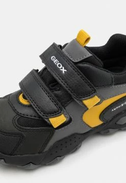 Geox BULLER BOY ABX - Chaussures à Scratch - Black/dark Yellow -Pas Cher Geox Boutique c49c4aa153fe4efba6b3fdb7b2e65ad7